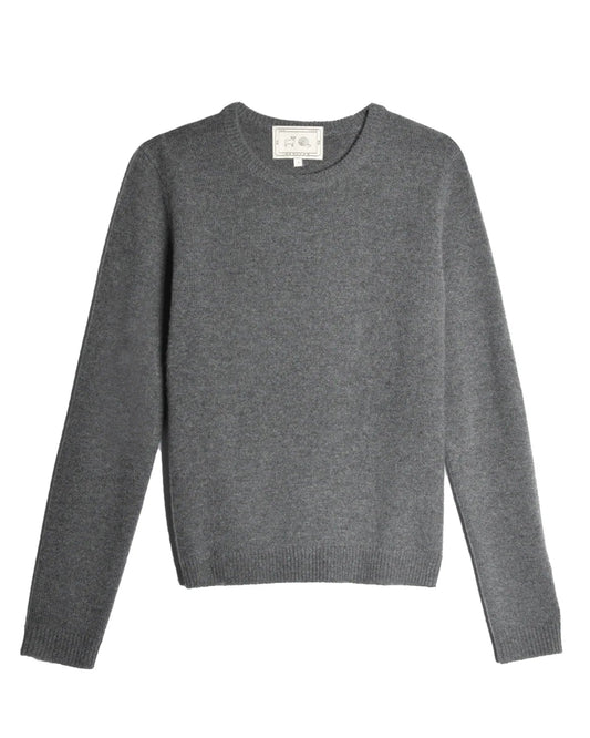 Demylee Lulu Cashmere Sweater Dark Heather Grey-Demylee-Thistle Hill