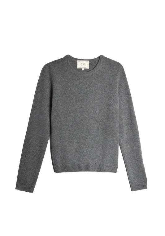 Demylee Lulu Cashmere Sweater Dark Grey Heather-Demylee-Thistle Hill