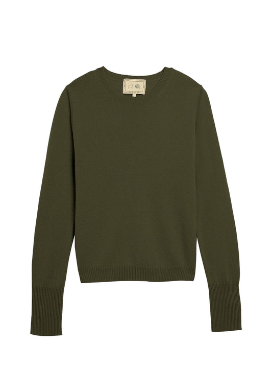 Demylee Lyra Cashmere Sweater Loden-Demylee-Thistle Hill