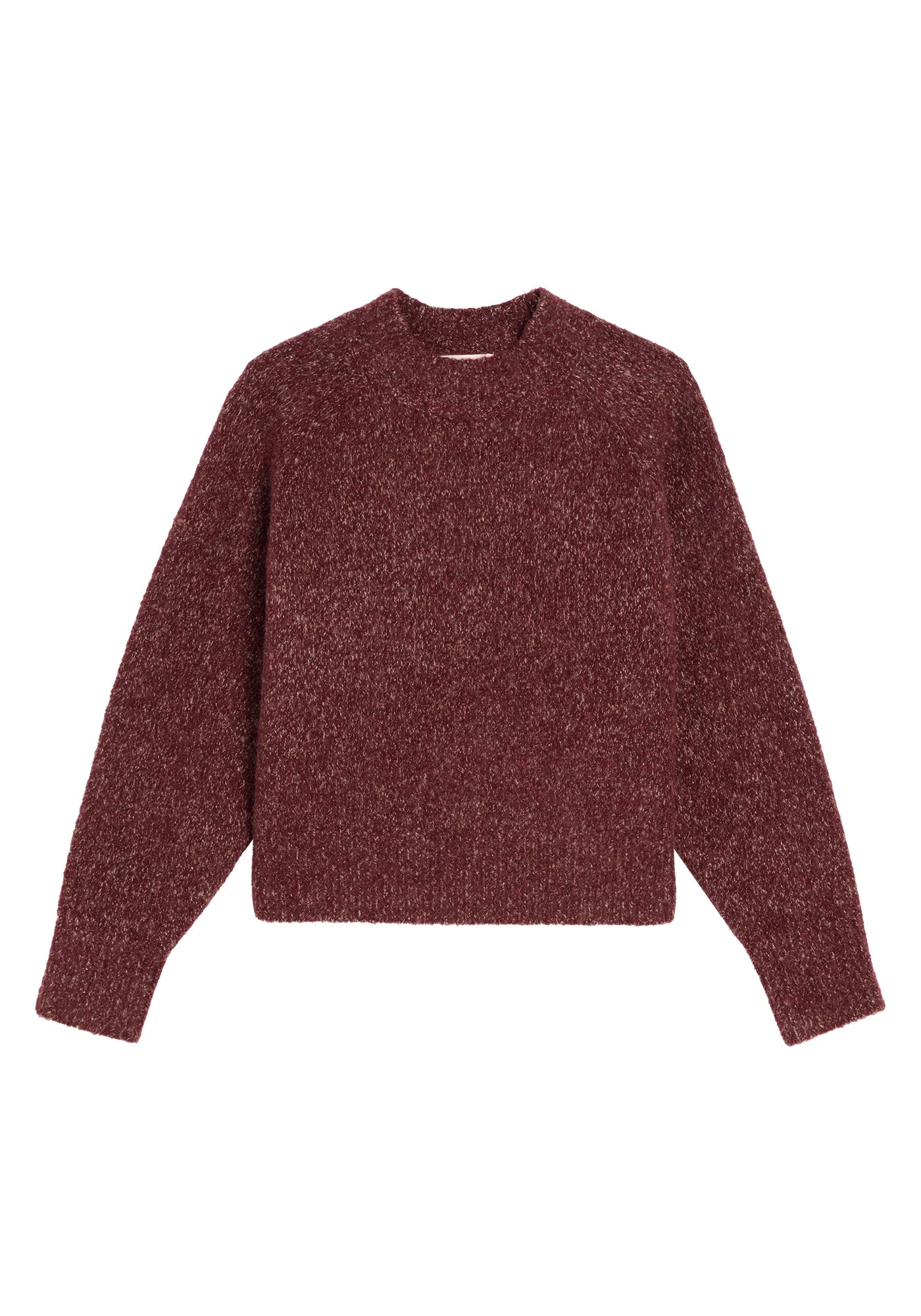 Demylee Margot Speckled Wool Alpaca Sweater Garnet-Demylee-Thistle Hill