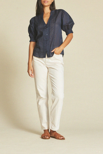 Trovata Eliza Blouse Navy-Trovata-Thistle Hill