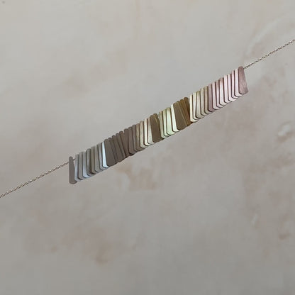 Sia Taylor 14K &  Rainbow Gold Evening Light Necklace