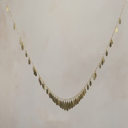 Sia Taylor Tiny Golden Daisy Necklace