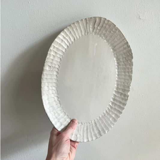 Ribbed Edge Platter Wide-Thistle Hill-Thistle Hill