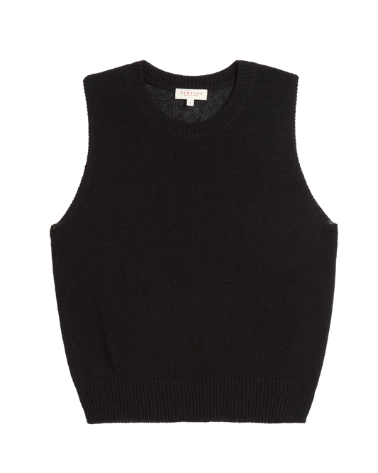 Demylee Selina Cotton Linen Top Off Black-Demylee-Thistle Hill