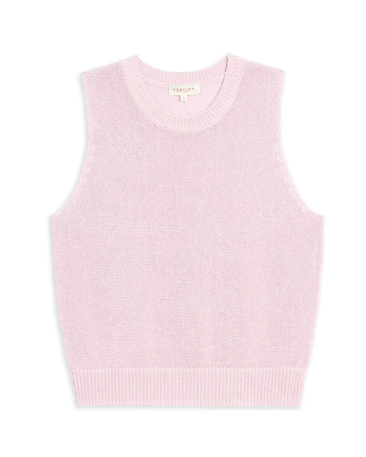 Demylee Selina Cotton Linen Top Peony Pink-Demylee-Thistle Hill