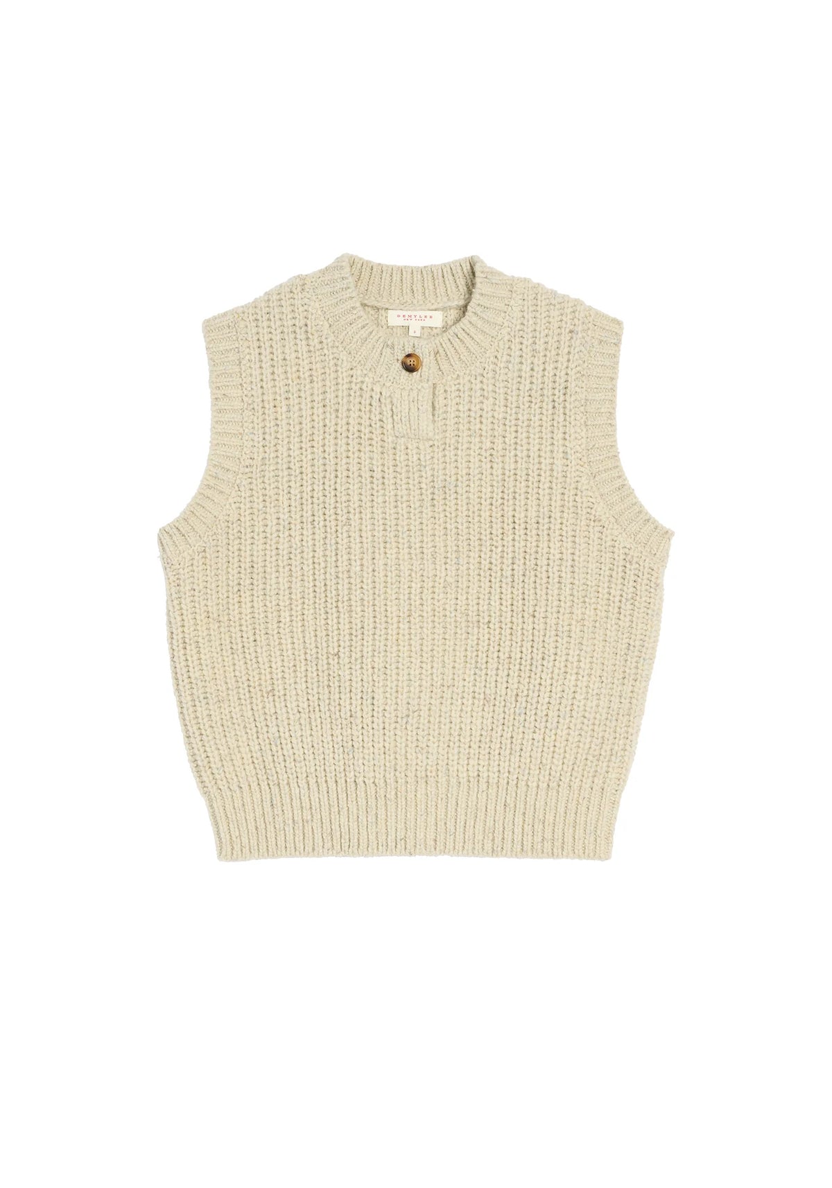 Demylee Sybil Confetti Wool Alpaca Vest Paper-Demylee-Thistle Hill