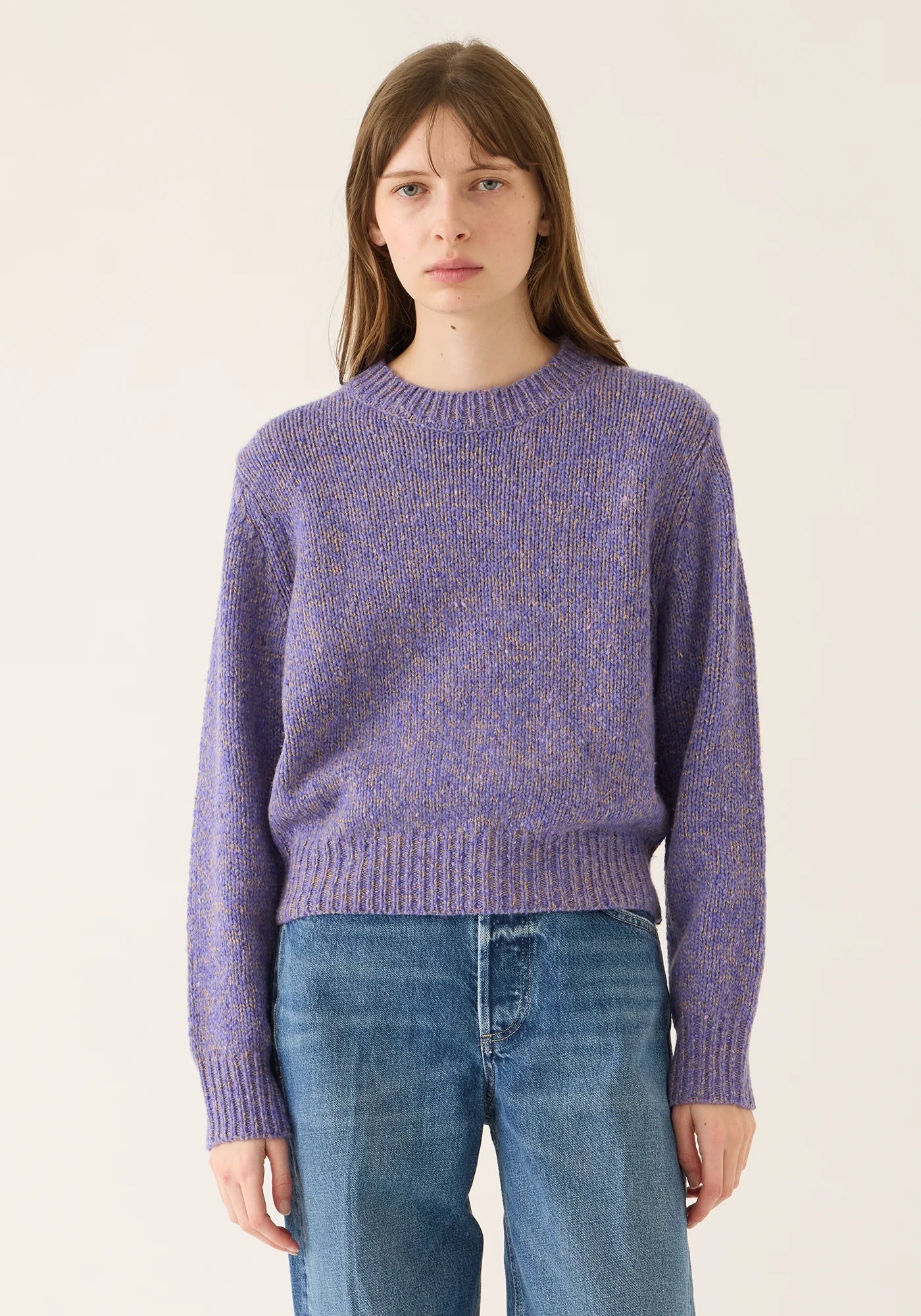 Demylee Talia Confetti Wool Alpaca Sweater Lavender-Demylee-Thistle Hill