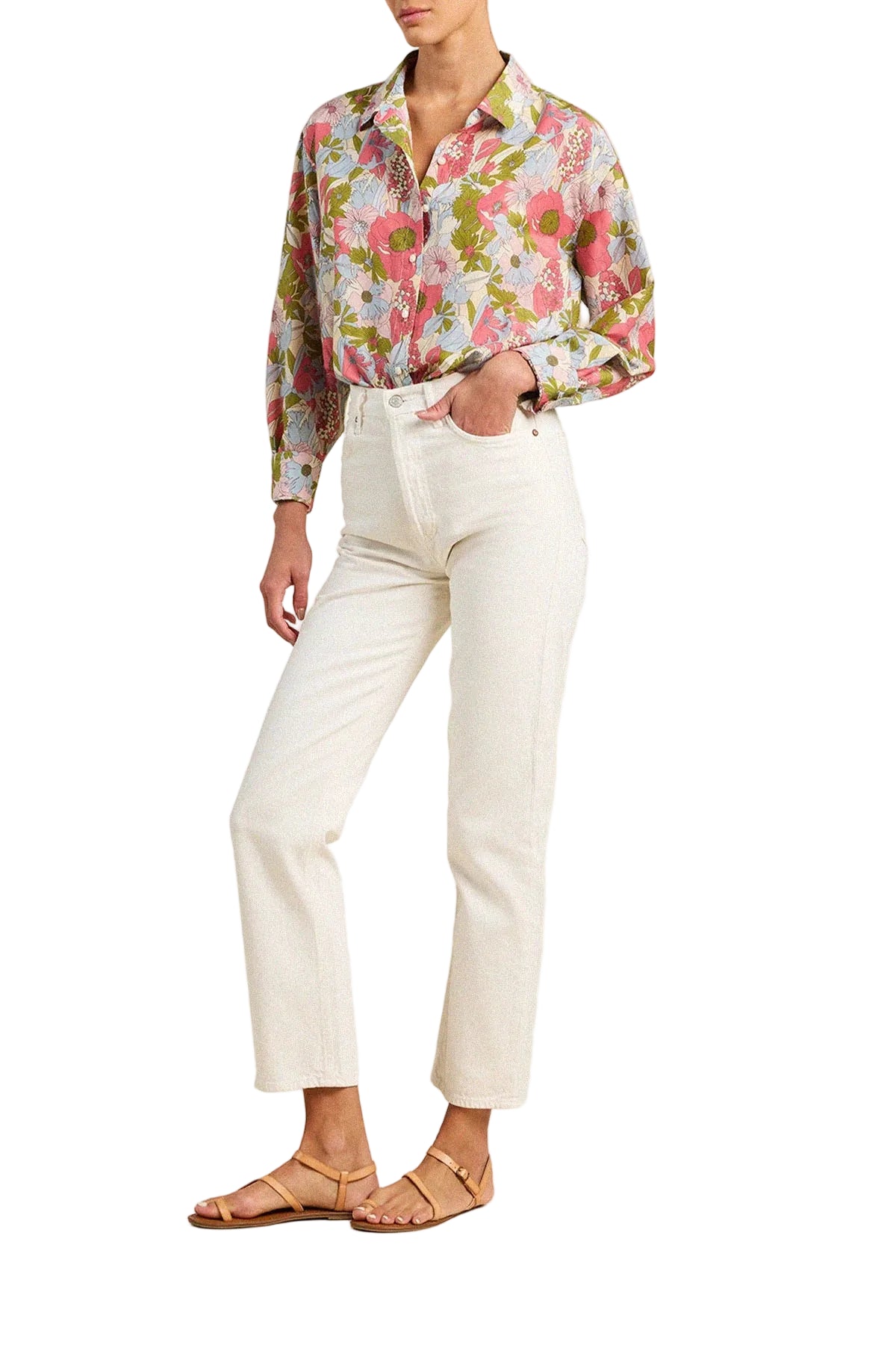 Trovata Oversized Shirt Tarsila Bloom-Trovata-Thistle Hill