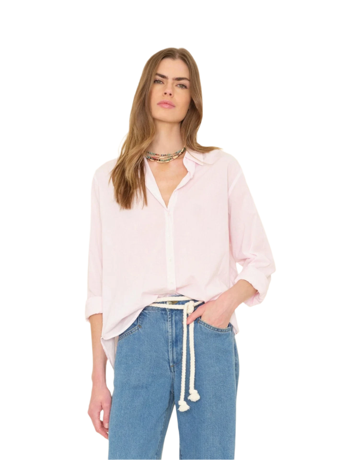 Xirena Beau Shirt Pale Rose-Xirena-Thistle Hill