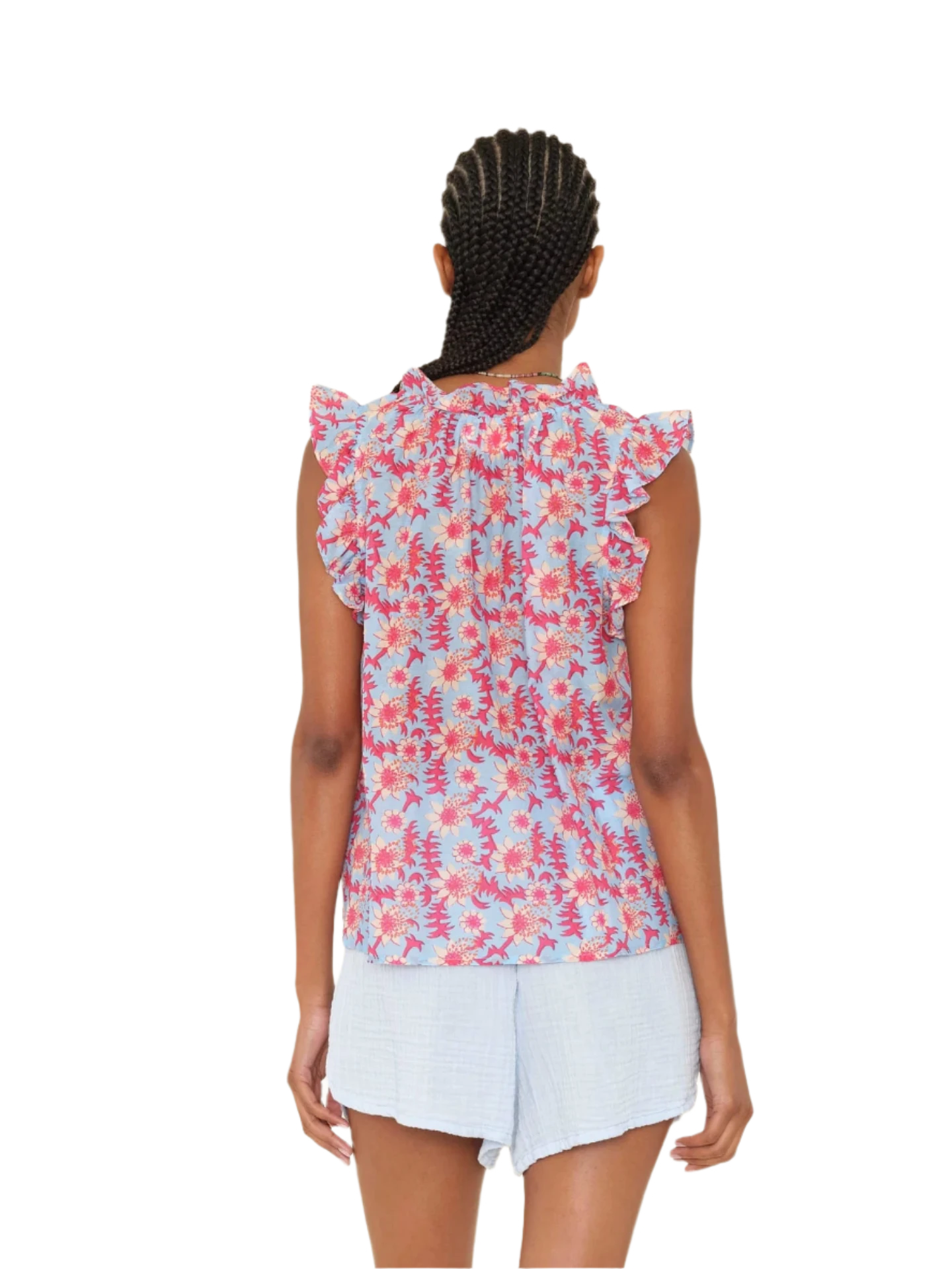 Xirena Bex Top Cornflower Blue-Xirena-Thistle Hill