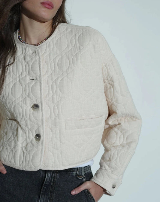Xirena Soft Sand Paley Quilted Jacket