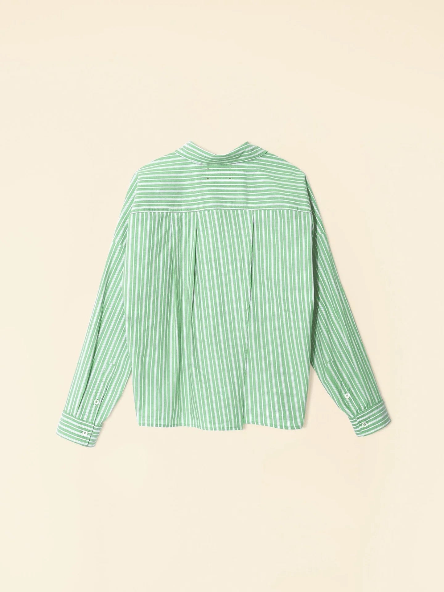 Xirena Riley Shirt Matcha Stripe-Xirena-Thistle Hill