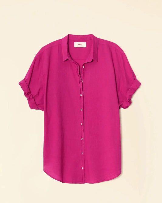 Xirena Channing Shirt Pink Plum