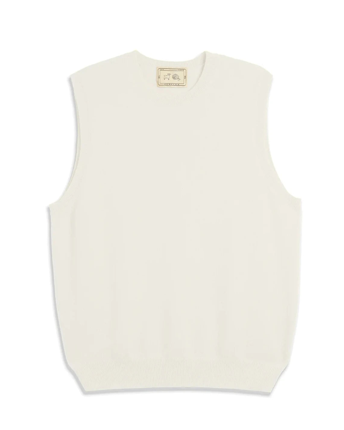 Demylee Yogi Cashmere Vest Ivory-Demylee-Thistle Hill