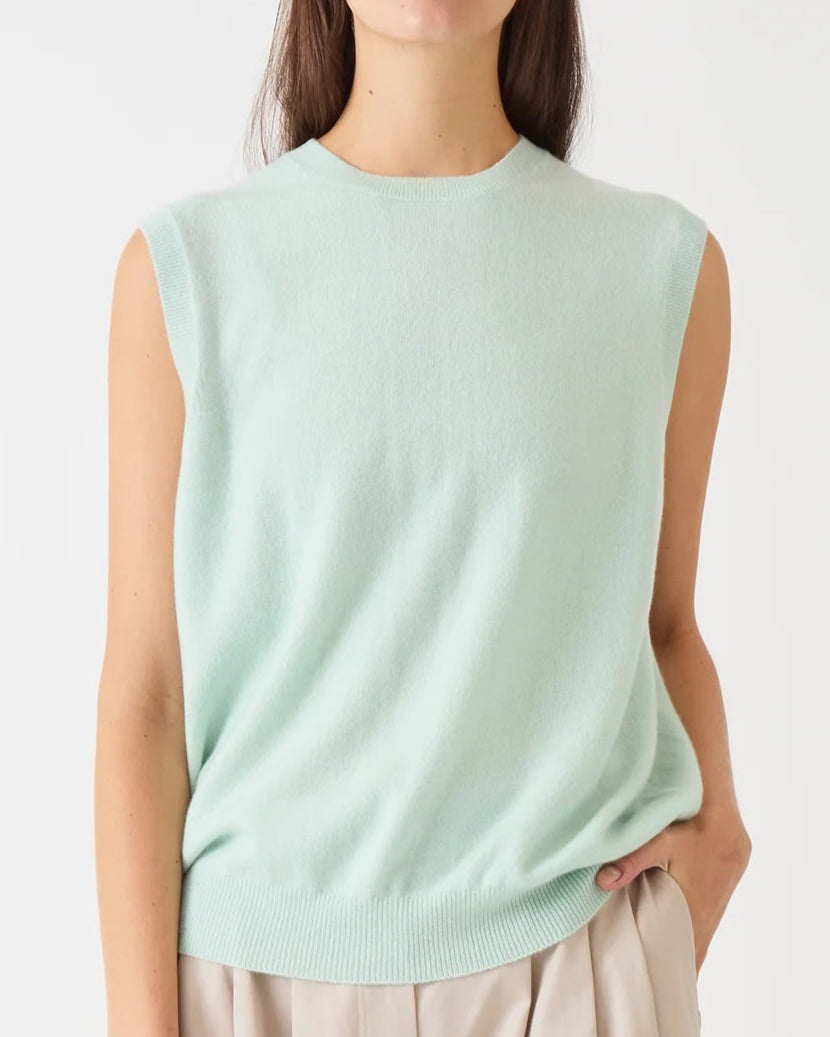 Demylee Yogi Cashmere Vest Mint-Demylee-Thistle Hill