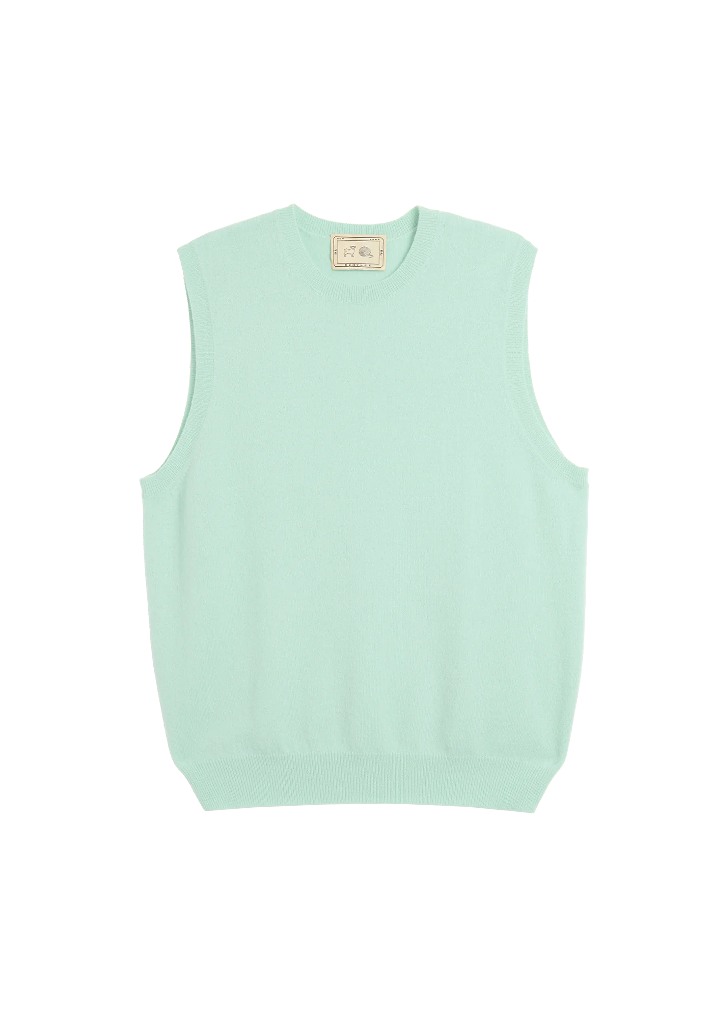 Demylee Yogi Cashmere Vest Mint-Demylee-Thistle Hill