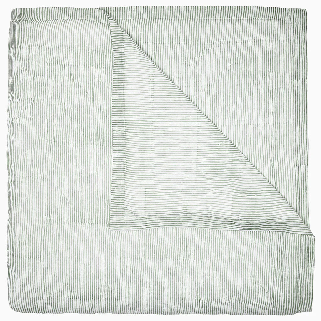 John Robshaw Nandi Sage Quilt-John Robshaw-Thistle Hill