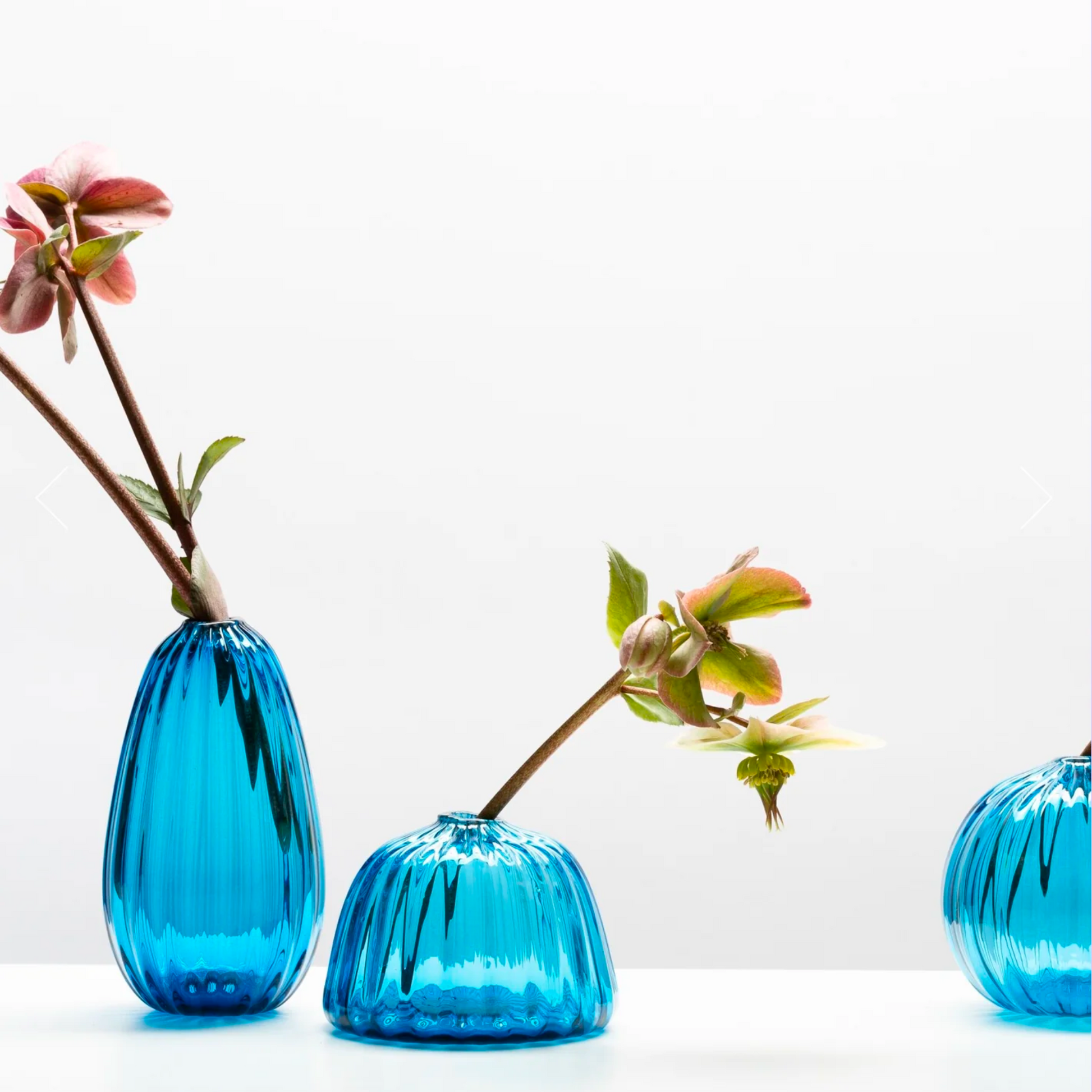 Little Tomato Glass Bud Vases Aqua-Little Tomato Glass-Thistle Hill