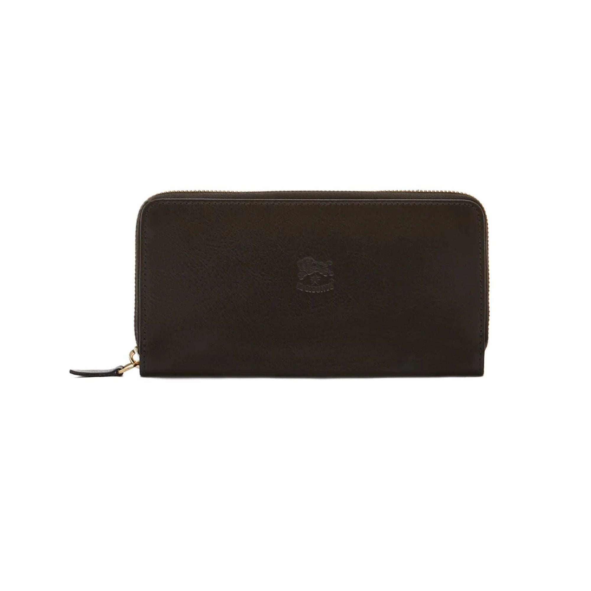 Il Bisonte Ametista Zip Around Wallet Black