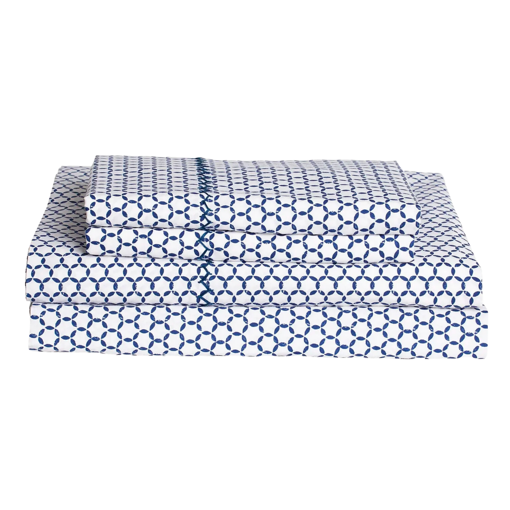 John Robshaw Kesar Indigo Sheet Set-John Robshaw-Thistle Hill