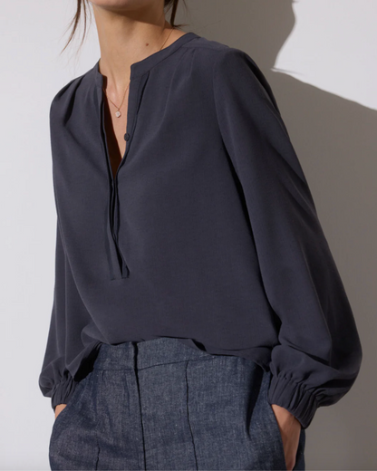 Brochu Walker Phoebe Blouse Slate