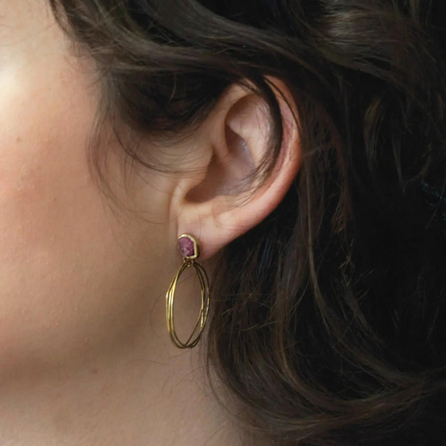 Emilie Shapiro Guardian Hoops Earrings