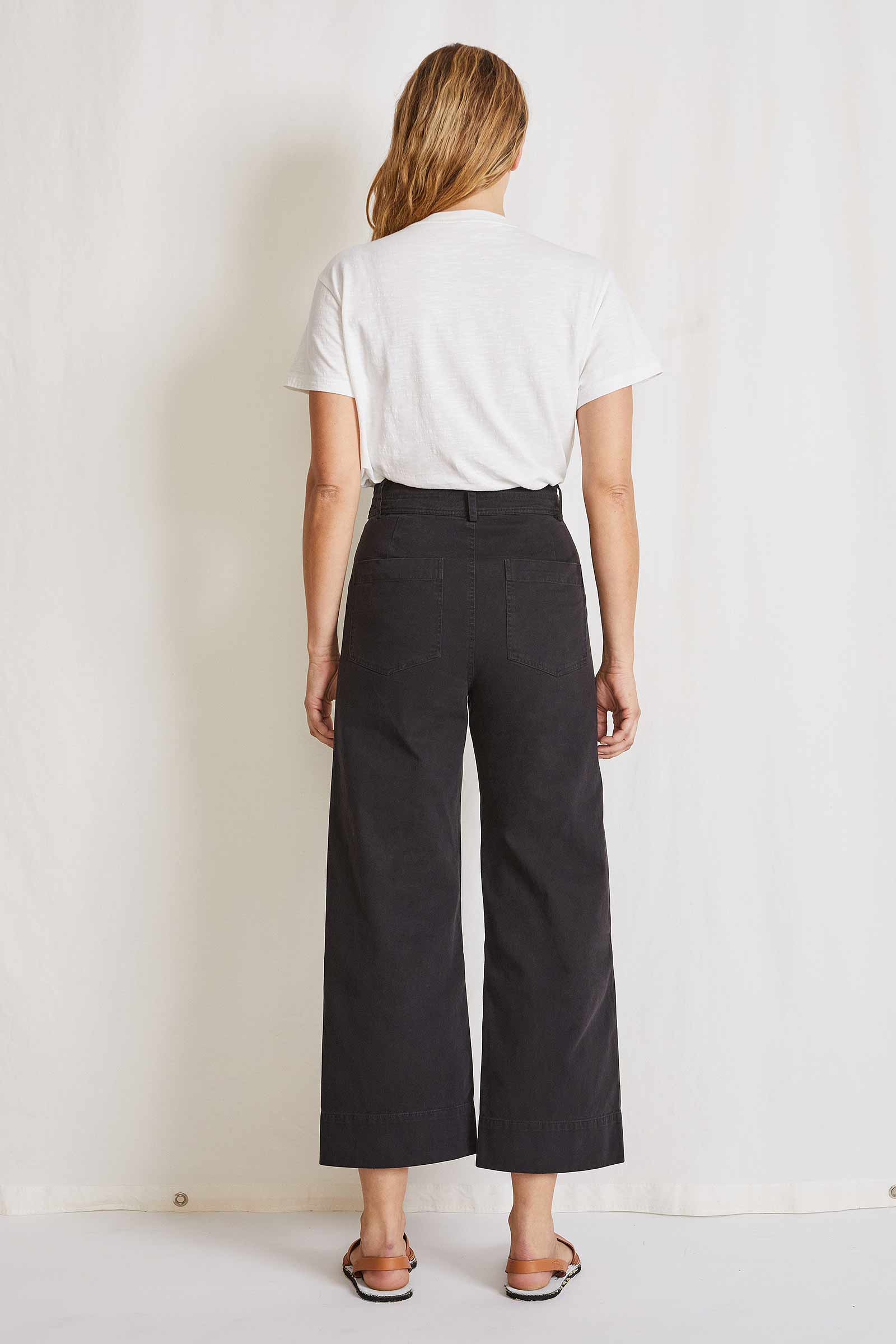 Apiece Apart Chino Merida Pant Black-Apiece Apart-Thistle Hill