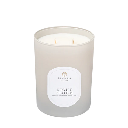 Linnea's Lights Double Wick Candle Night Bloom