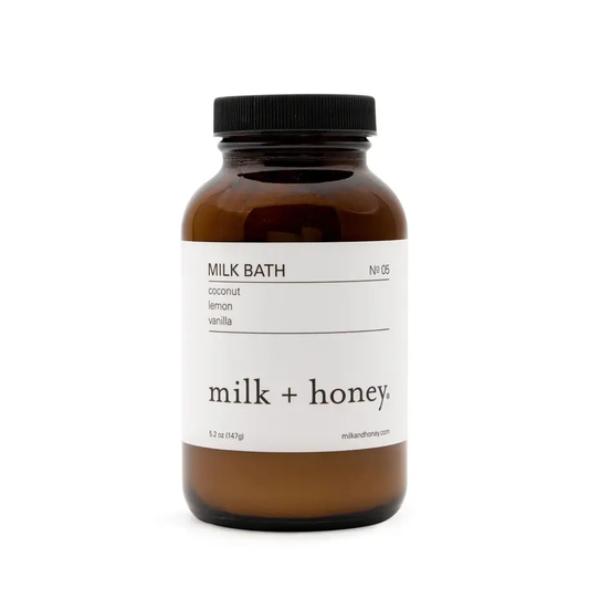 Milk + Honey Milk Bath Blend Nº 05: Coconut, Lemon, Vanilla.